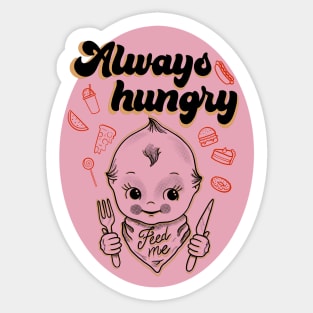 Hungry cutie Sticker